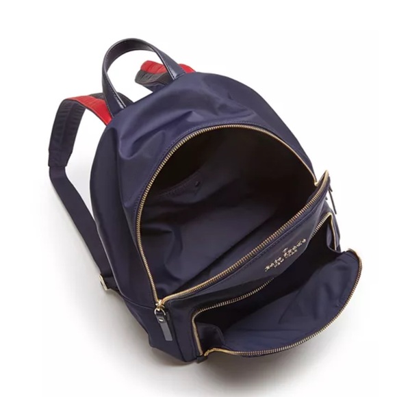 anello polyester canvas backpack rucksack mini size at b0197b #AT-B0197B small with side pockets black Clothing, Shoes & Accessories vertical 33cm x horizontal Anuschka Hand-Painted Leather Butterfly Model:Red Fin Bass Exterior_Color_Generic_Multicolor
